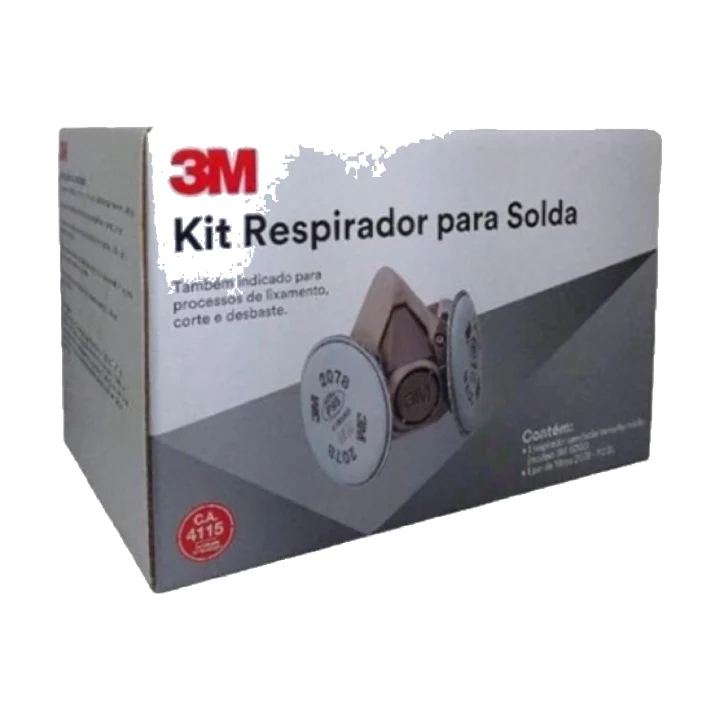 Kit Respirador 3M 6200 + Filtro 2078 – EPI Plus