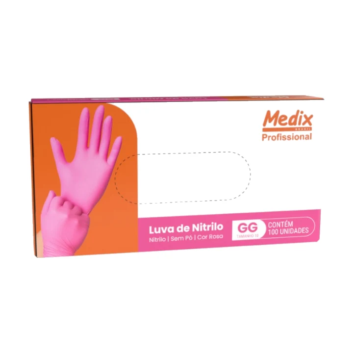 Luva de Nitrilo Descartável – EPI Plus